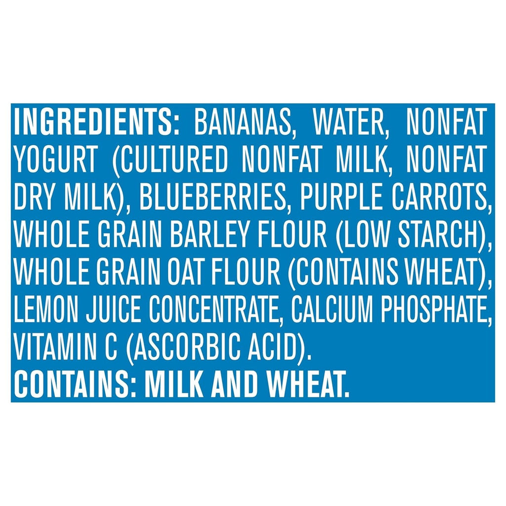 Banana Blueberry Purple Carrot Greek Yogurt (12 Pack)