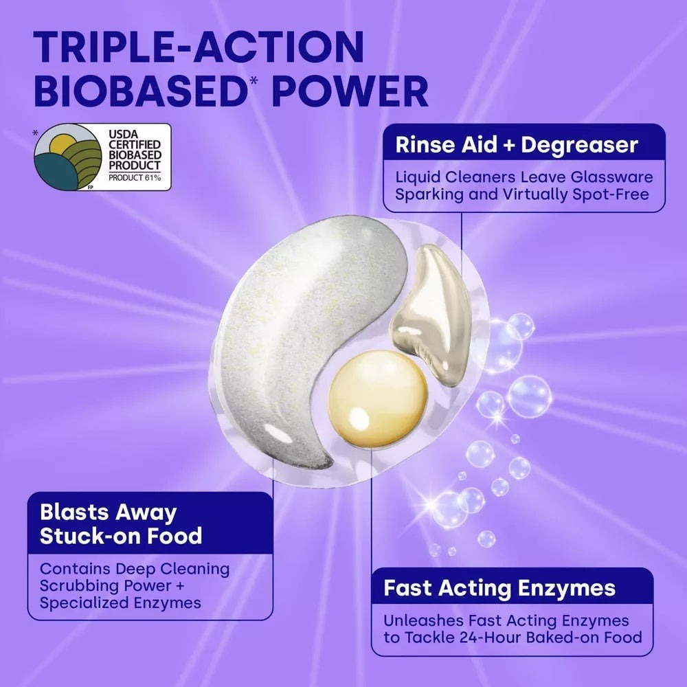 UltraWash Plus Biobased Power Dishwasher Pod - Lemon (40 CT)