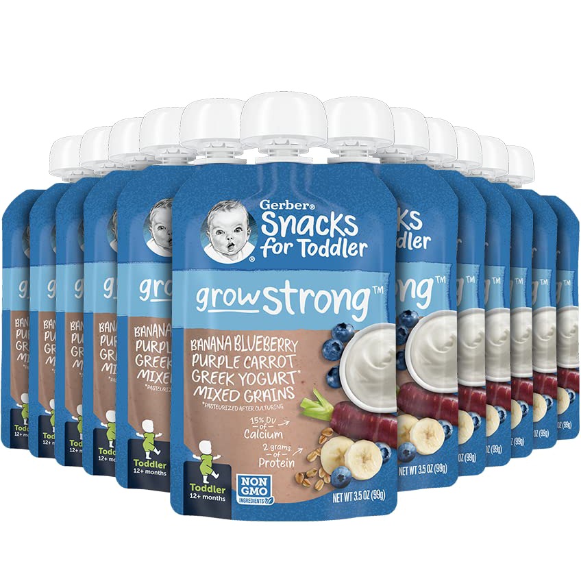 Banana Blueberry Purple Carrot Greek Yogurt (12 Pack)