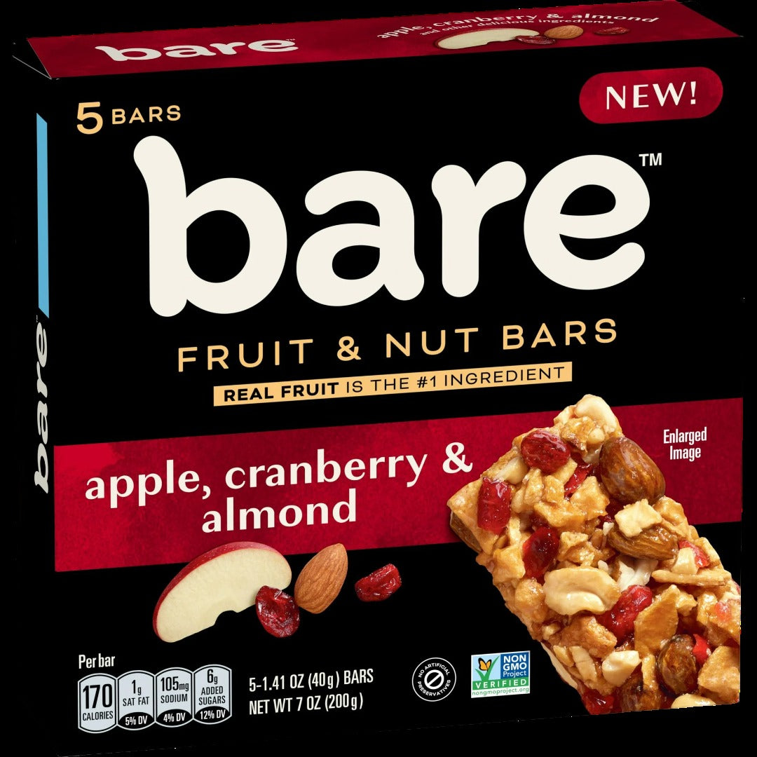 Fruit & Nut Bar - Apple, Cranberry & Almond (5 CT)