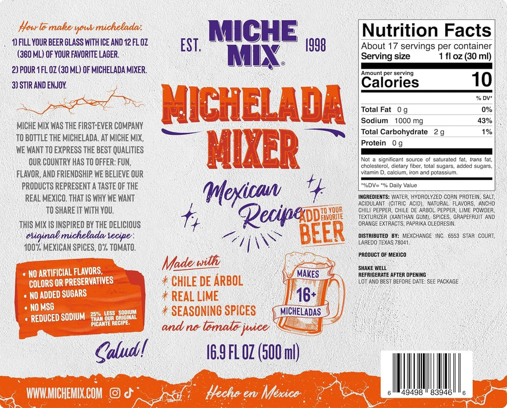 Mexican Recipe Michelada Mixer