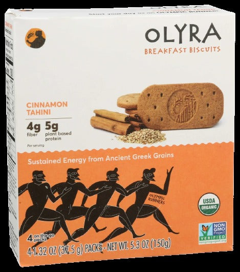 Cinnamon Tahini Breakfast Biscuits (4 PACKS)
