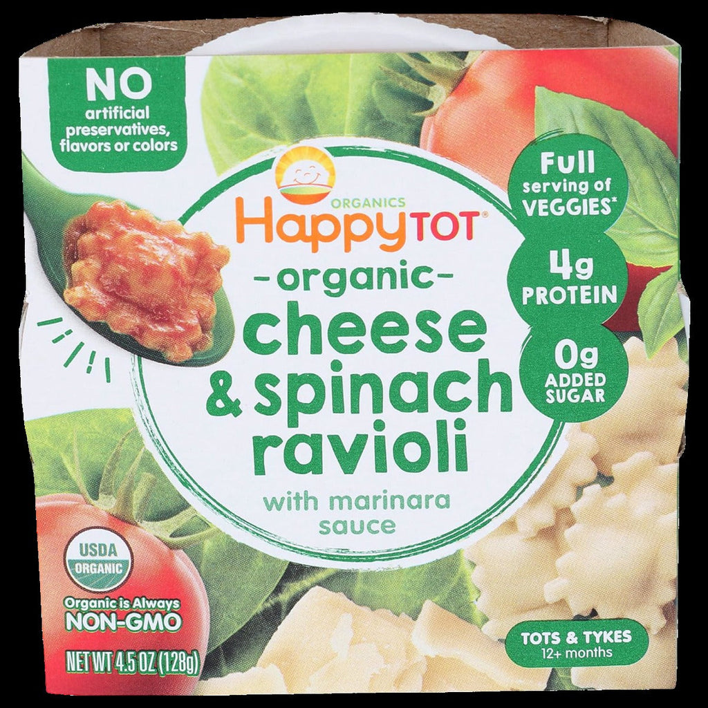 Organic Cheese & Spinach Ravioli With Marinara Sauce
