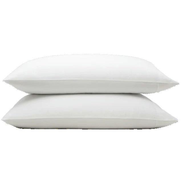 Organic Cotton Standard Pillow Cases - White (Set of 2)