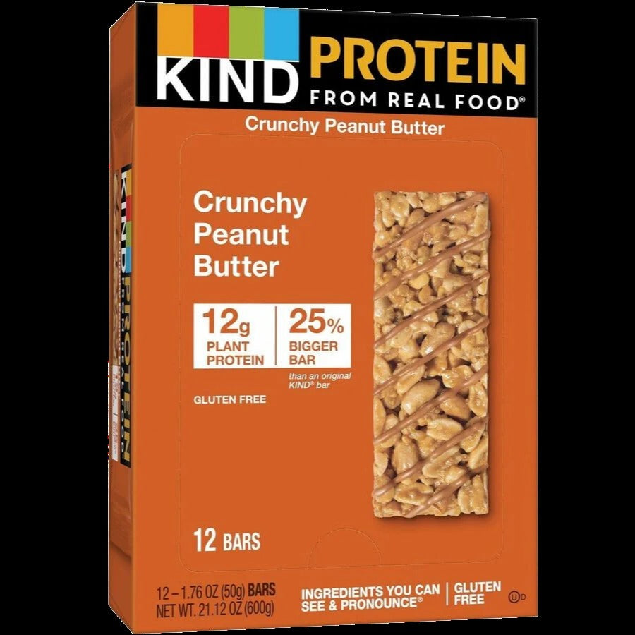 Crunchy Peanut Butter Protein Bars (12 CT)