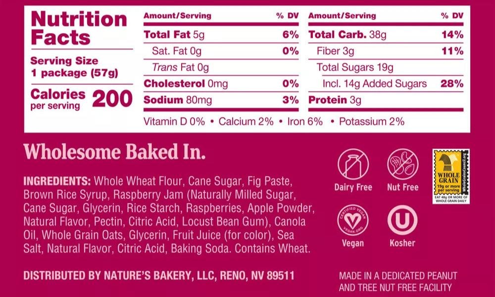 Raspberry Fig Bar (12 CT)