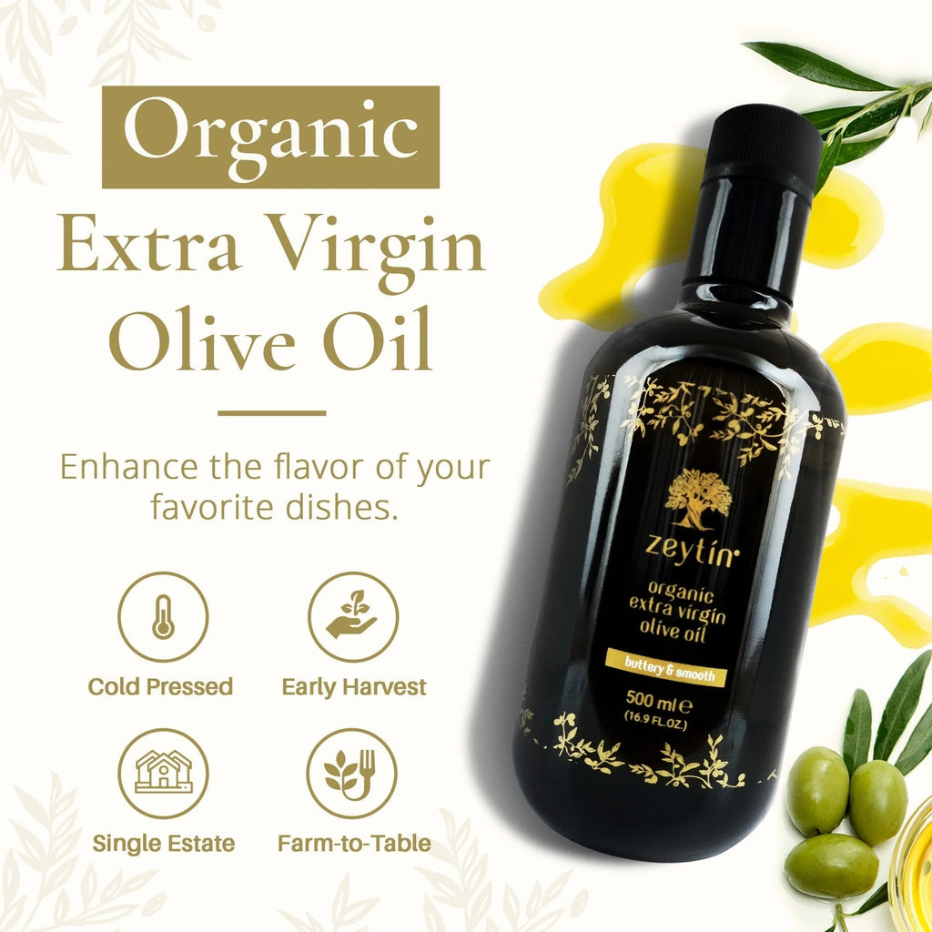 Organic Extra Virgin Olive Oil - Buttery & Smooth