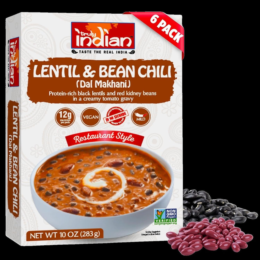 Dal Makhani Vegan Lentil & Bean Chili Entree (6 Pack)