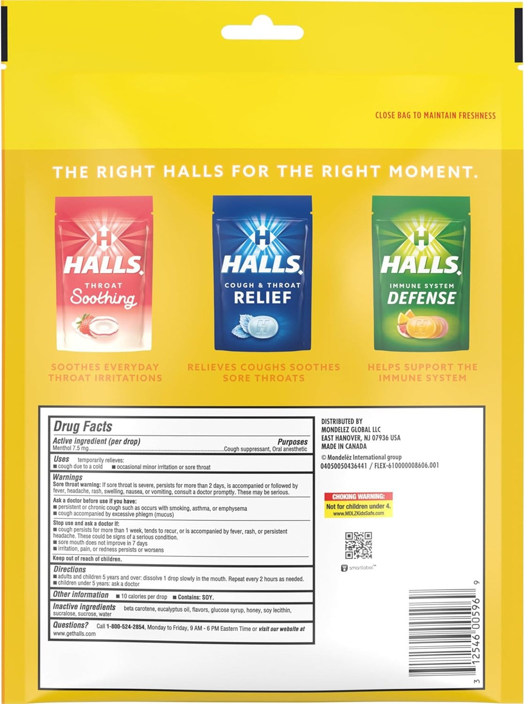 Relief Honey Lemon Cough Drops Value Pack - 140 Drops