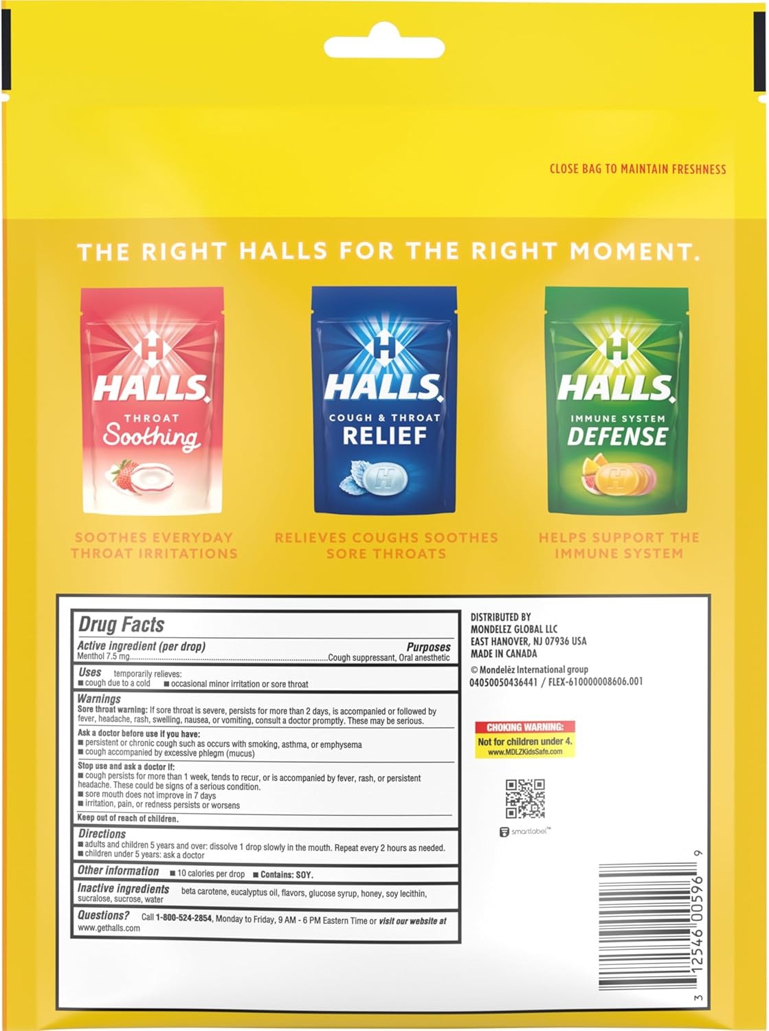Relief Honey Lemon Cough Drops Value Pack - 140 Drops
