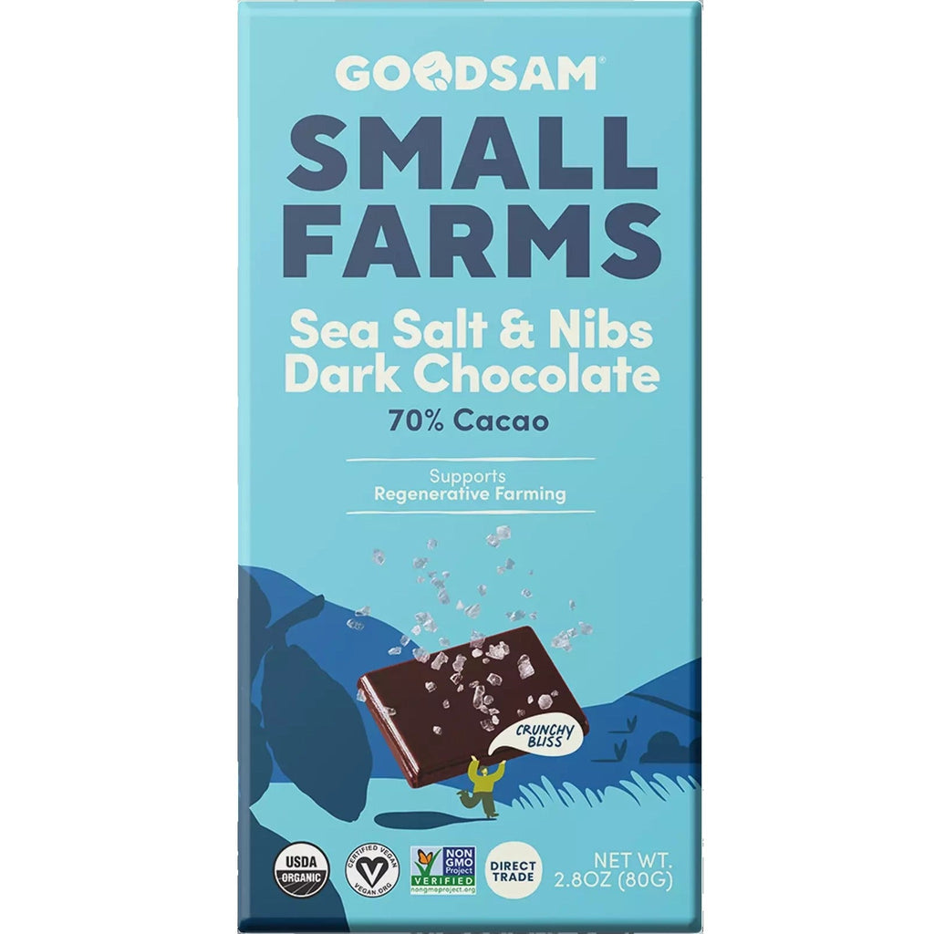 Sea Salt & Nibs Chocolate Bar
