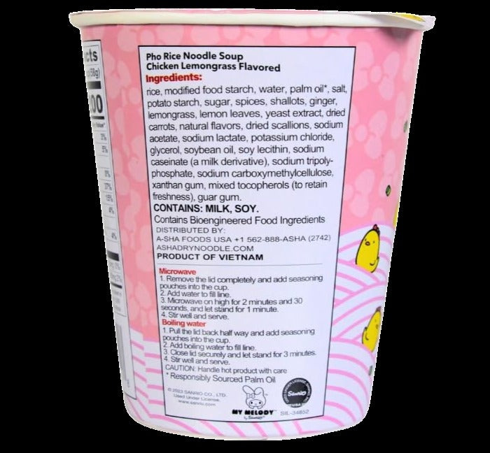 My Melody Pho Noodle Soup - Chicken Lemongrass (6 Pack)
