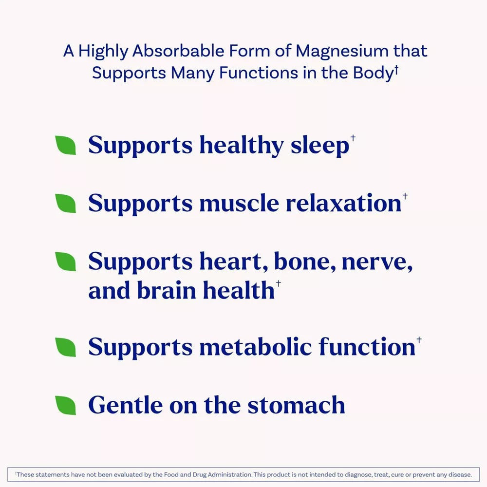 High Absorption Magnesium Glycinate Soft Chews - Cherry Lemon (30 Chews)