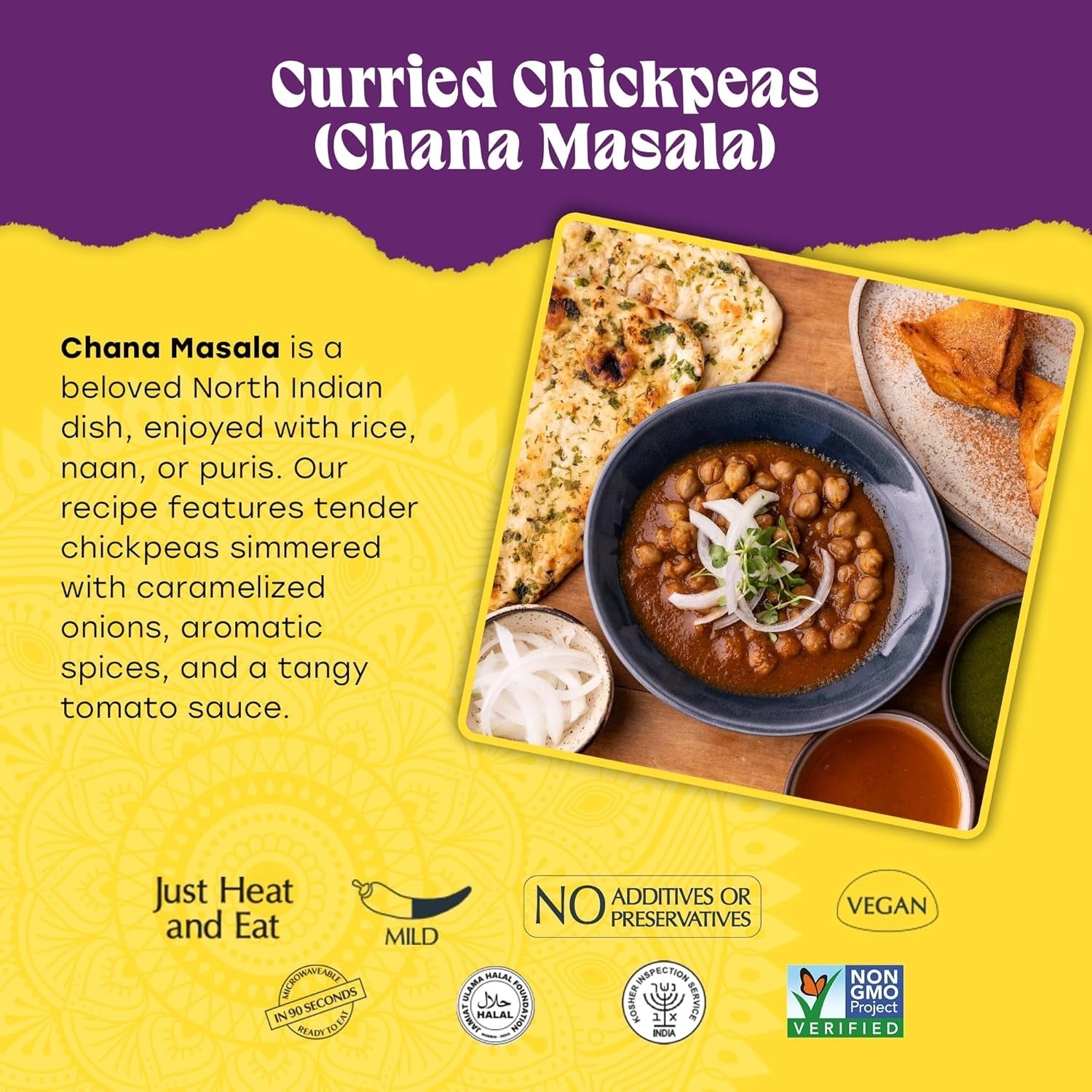 Curried Chickpeas - Chana Masala