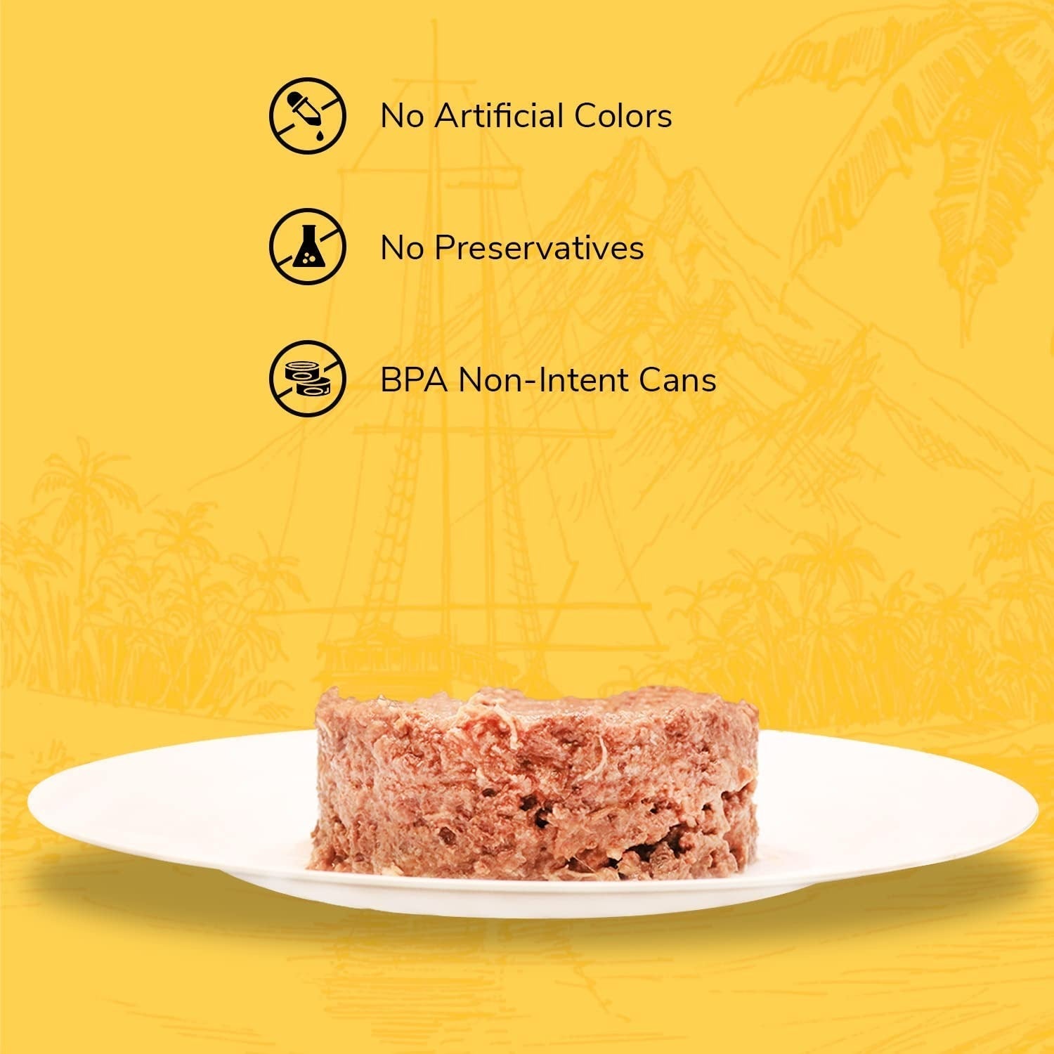 Grain-Free Cat Food Tuna & Topping Chicken