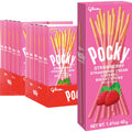 Pocky Strawberry Cream Covered Biscuit Sticks (20 CT)