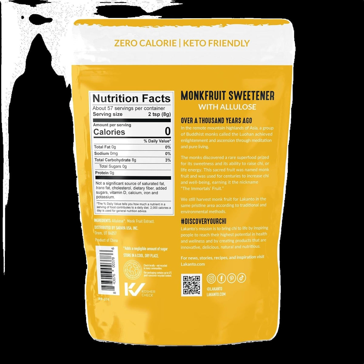 Golden Allulose Monkfruit Sweetener