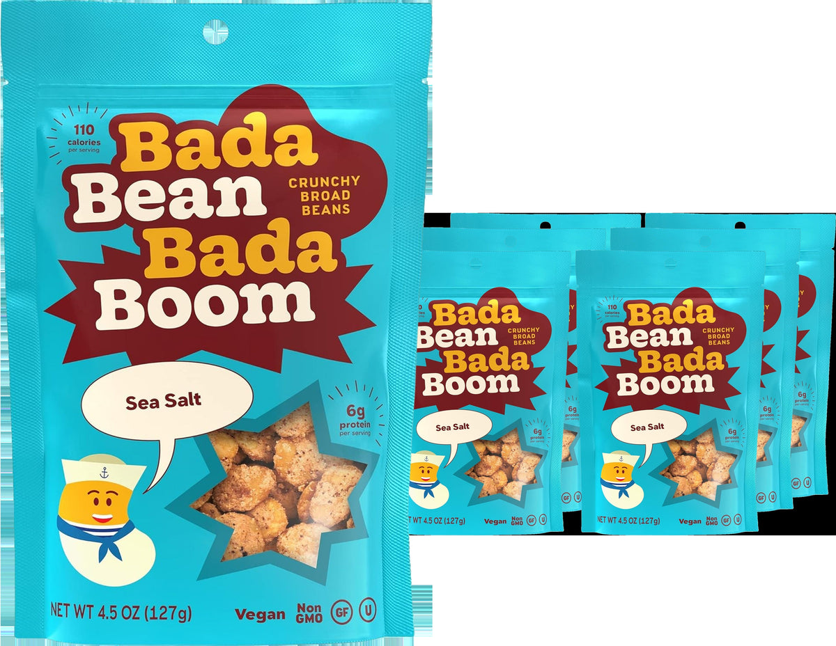 Sea Salt Crunchy Broad Beans (6 Pack)