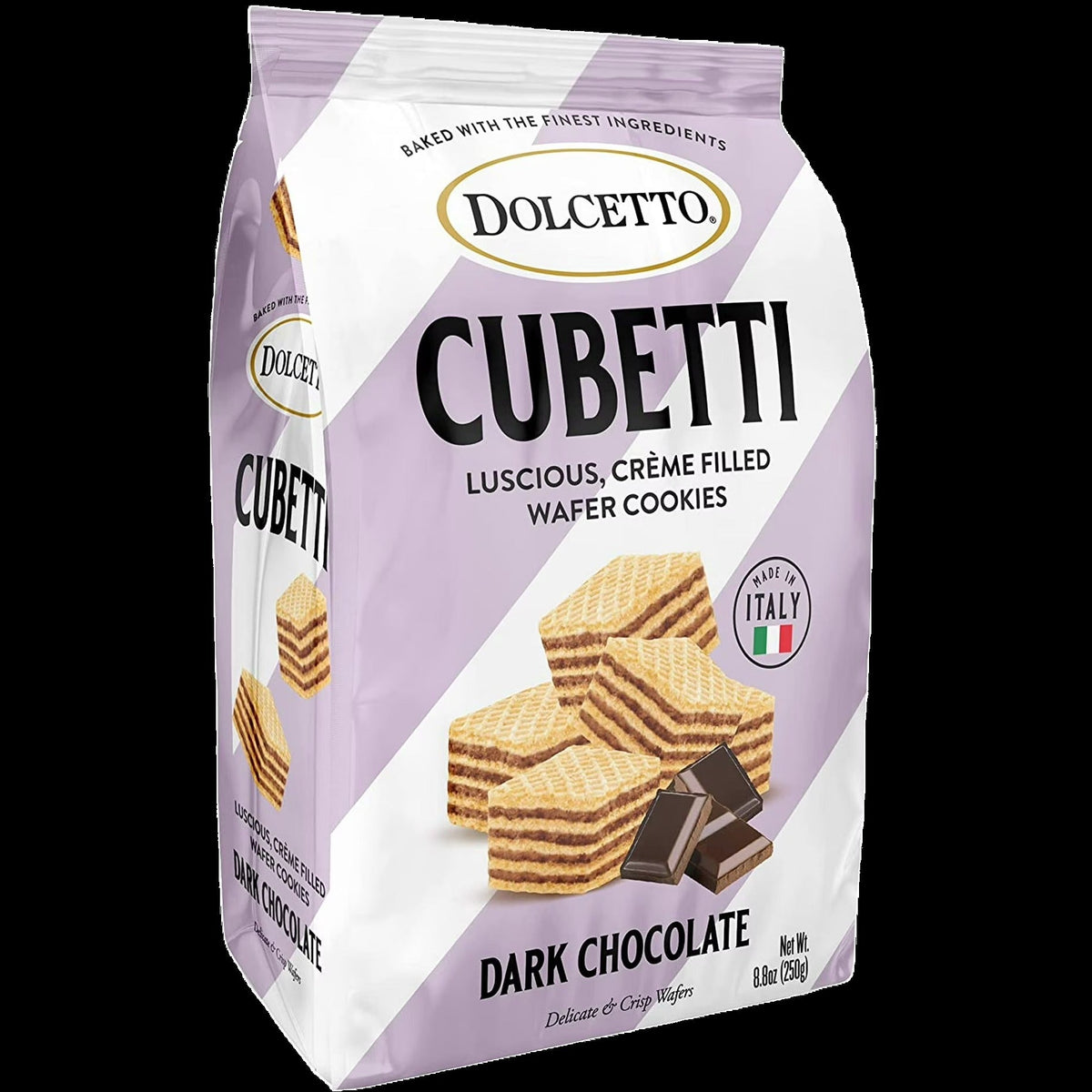 Cubetti Dark Chocolate Cream Wafers