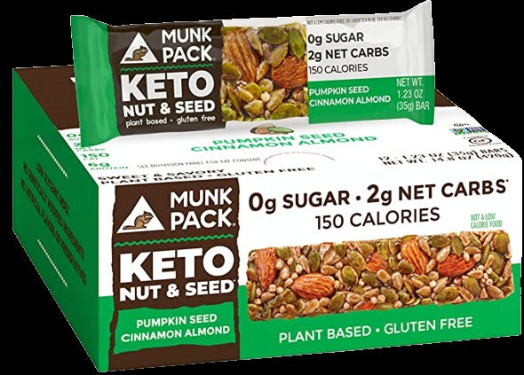 Cinnamon Almond Pumpkin Seed Bar (12 Pack)