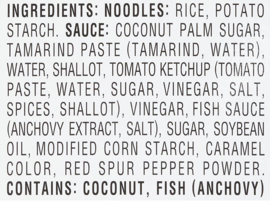 Pad Thai Noodle Kit With Sauce Family Size (6 Pack)