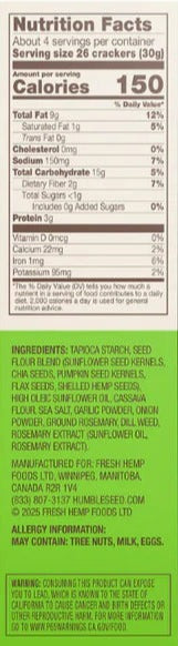 Garlic Herb Grain-Free Crackers
