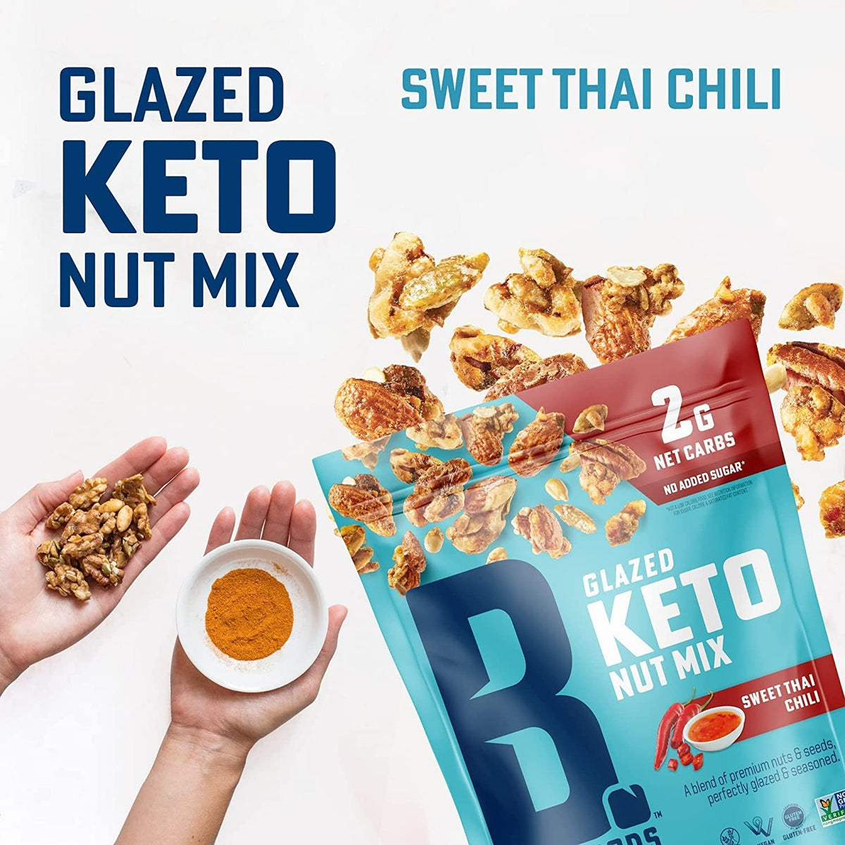 Keto Sweet Thai Chili Nut Mix