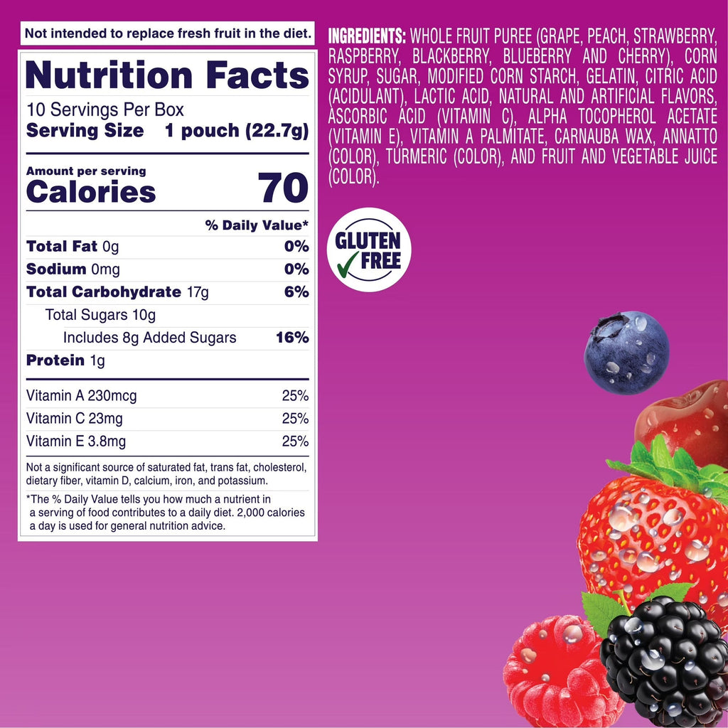 Berries N Cherries Fruit Snacks (10 CT)