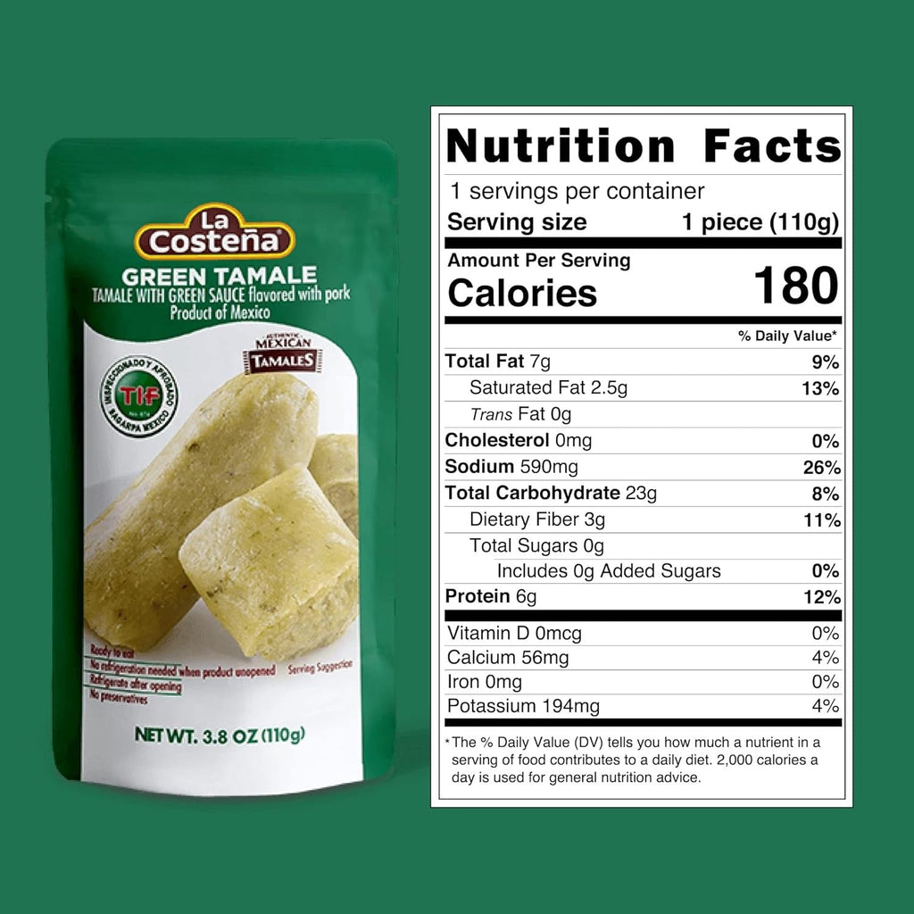 Green Tamale (12 Pack)