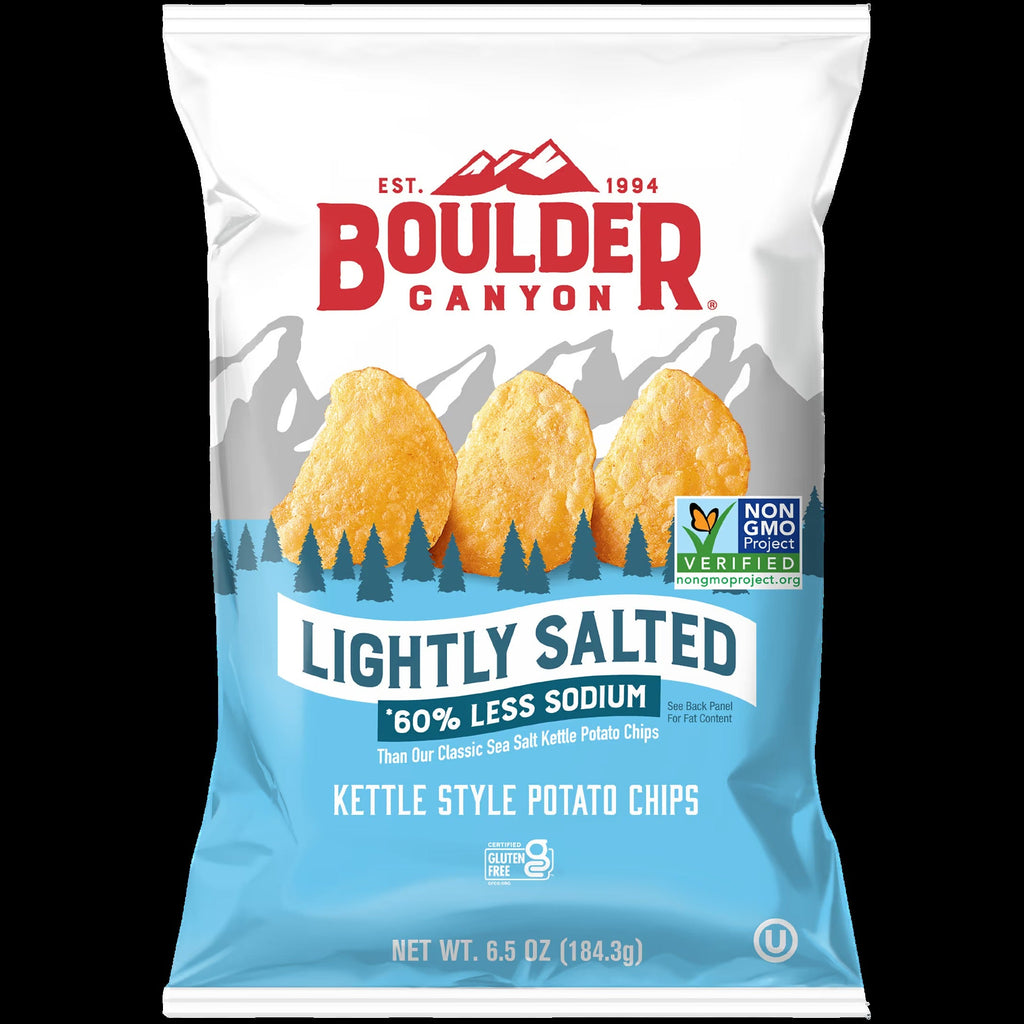 60% Less Sodium Kettle Style Potato Chips