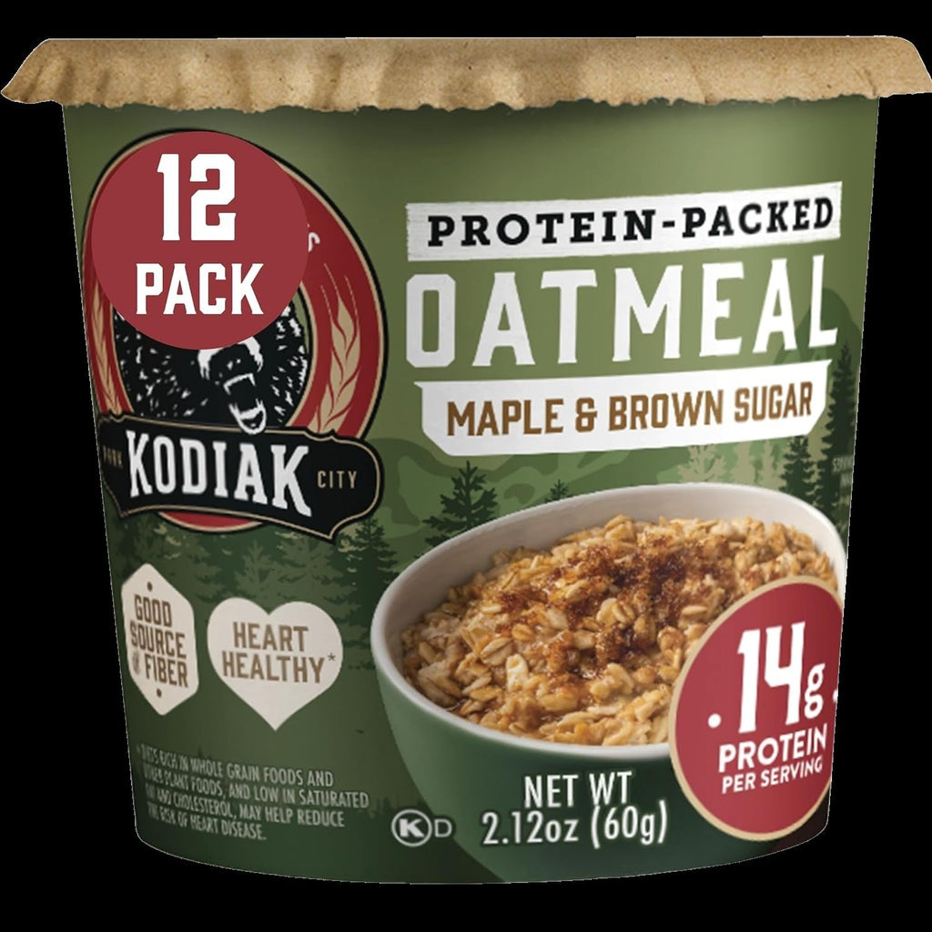 Maple & Brown Sugar Oatmeal Cups (12 CT)
