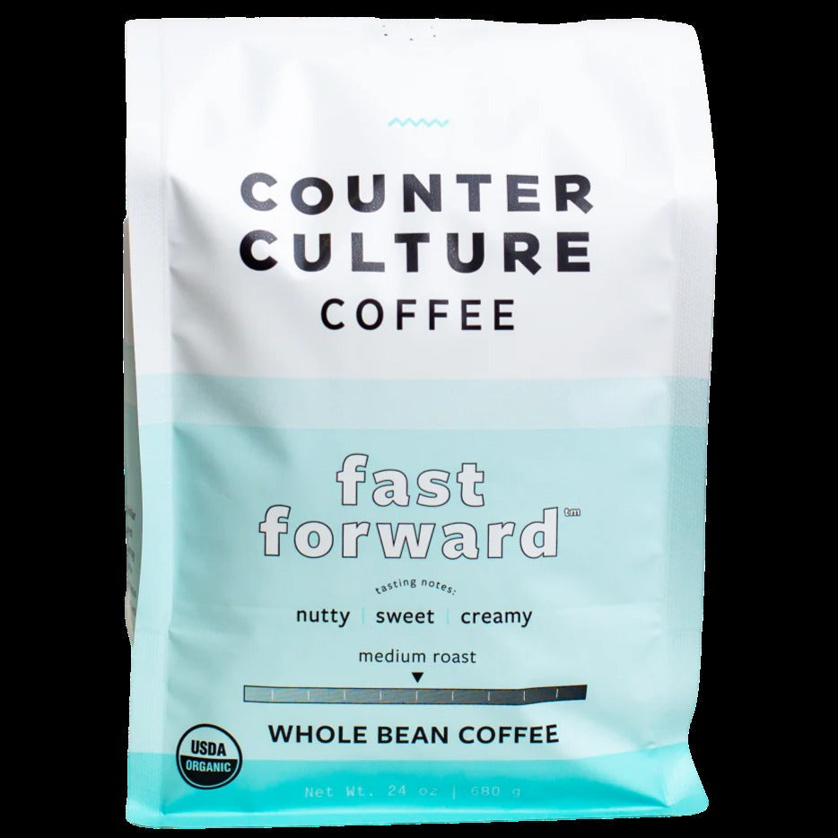 Organic Fast Forward Whole Bean Medium Roast Coffee