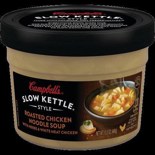 Slow Kettle Style Roasted Chicken Noodle Soup