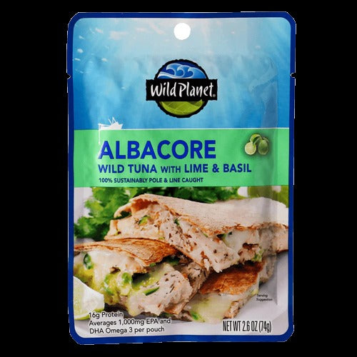Wild Albacore Tuna with Lime & Basil (12 Pack Case)