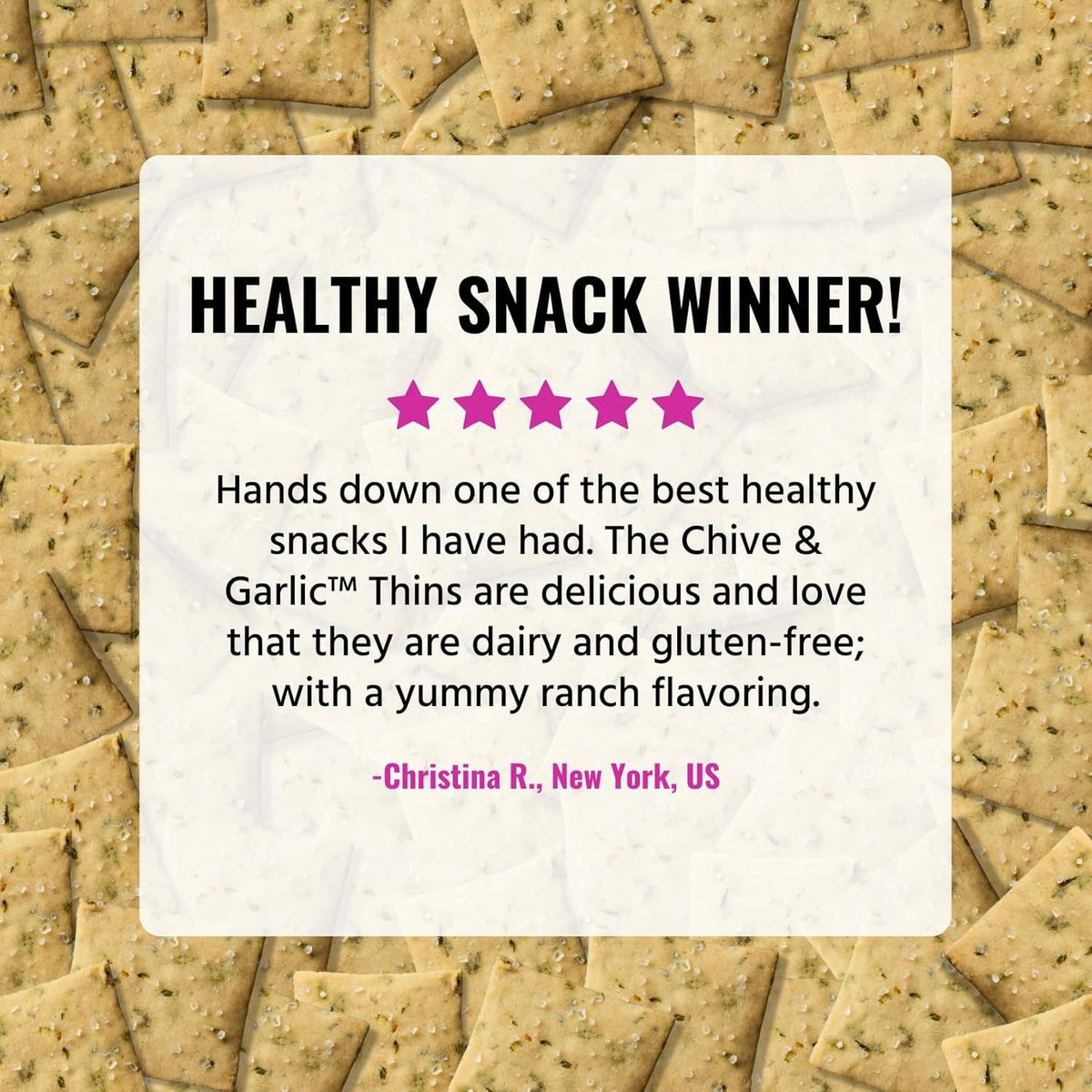 Chive & Garlic Thins