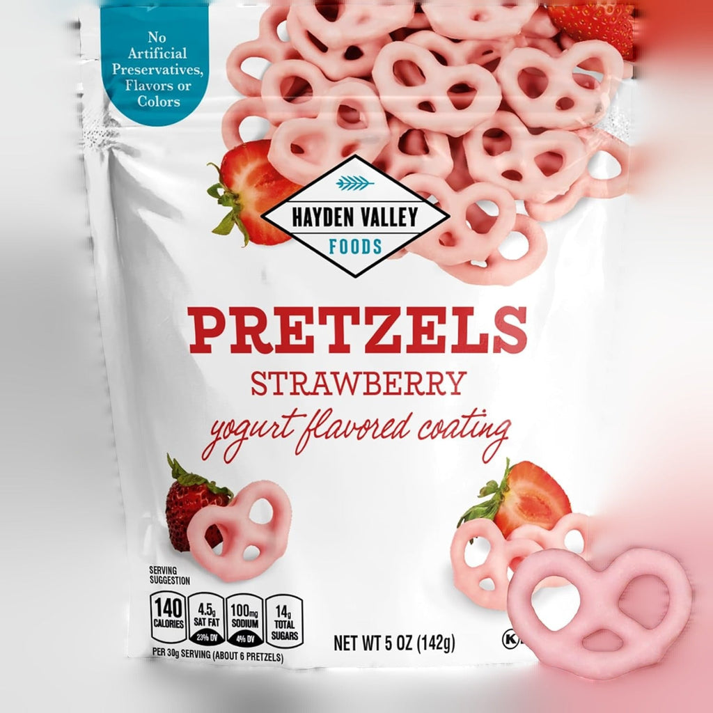 Strawberry Yogurt Pretzels