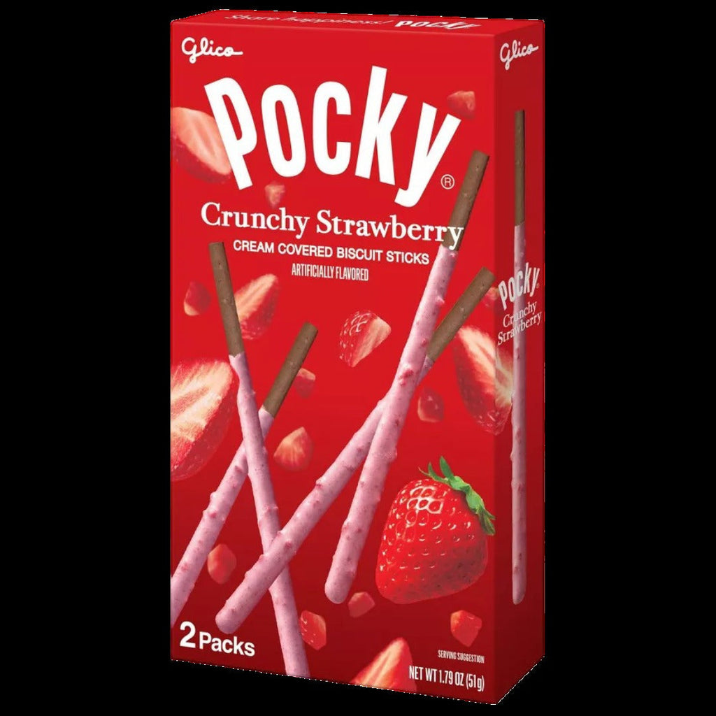 Crunchy Strawberry Cream Covered Biscuit Sticks (10 CT)