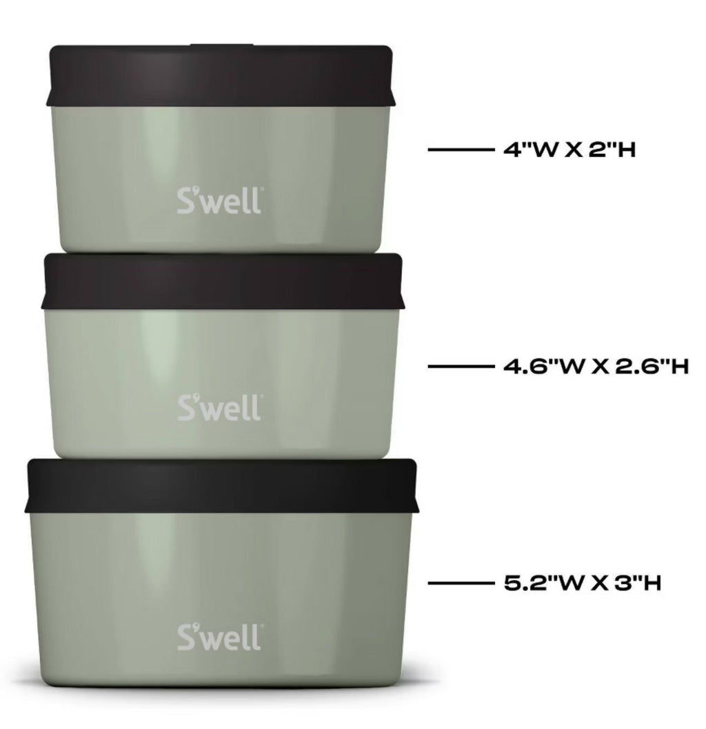 Mountain Sage Food Canister Set of 3