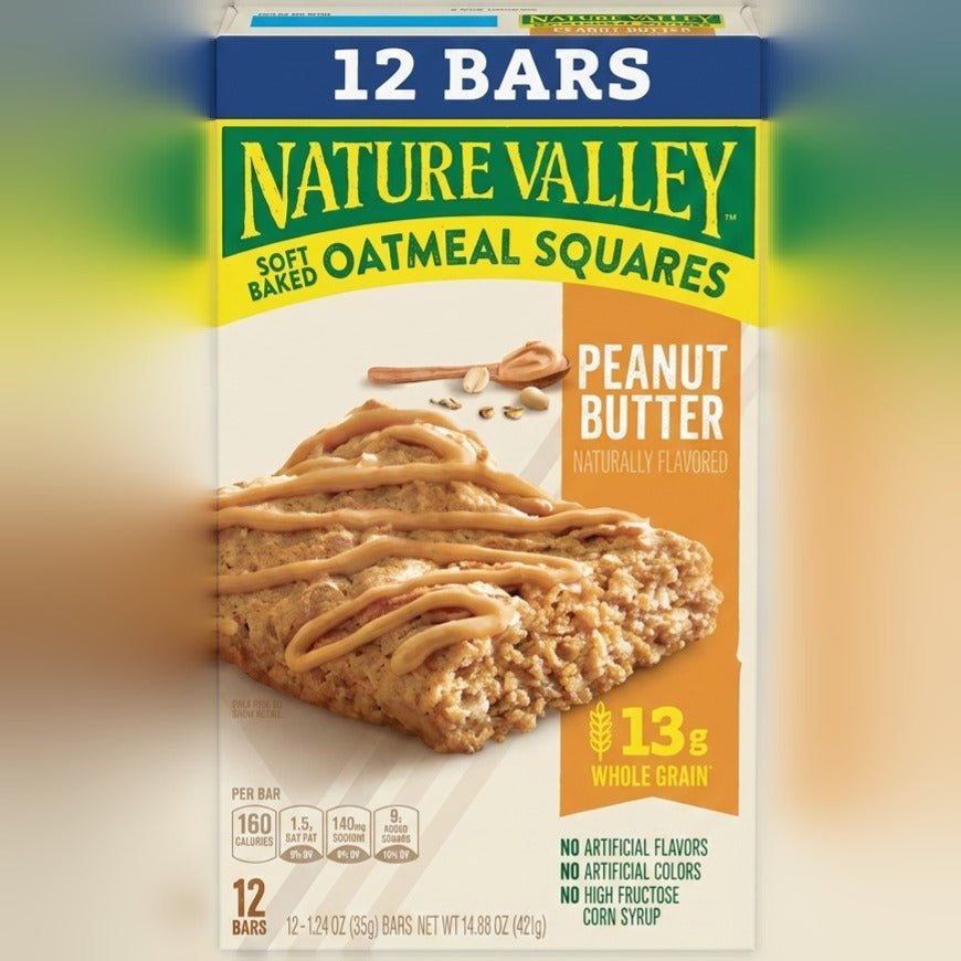 Soft-Baked Oatmeal Squares - Peanut Butter (12 CT)