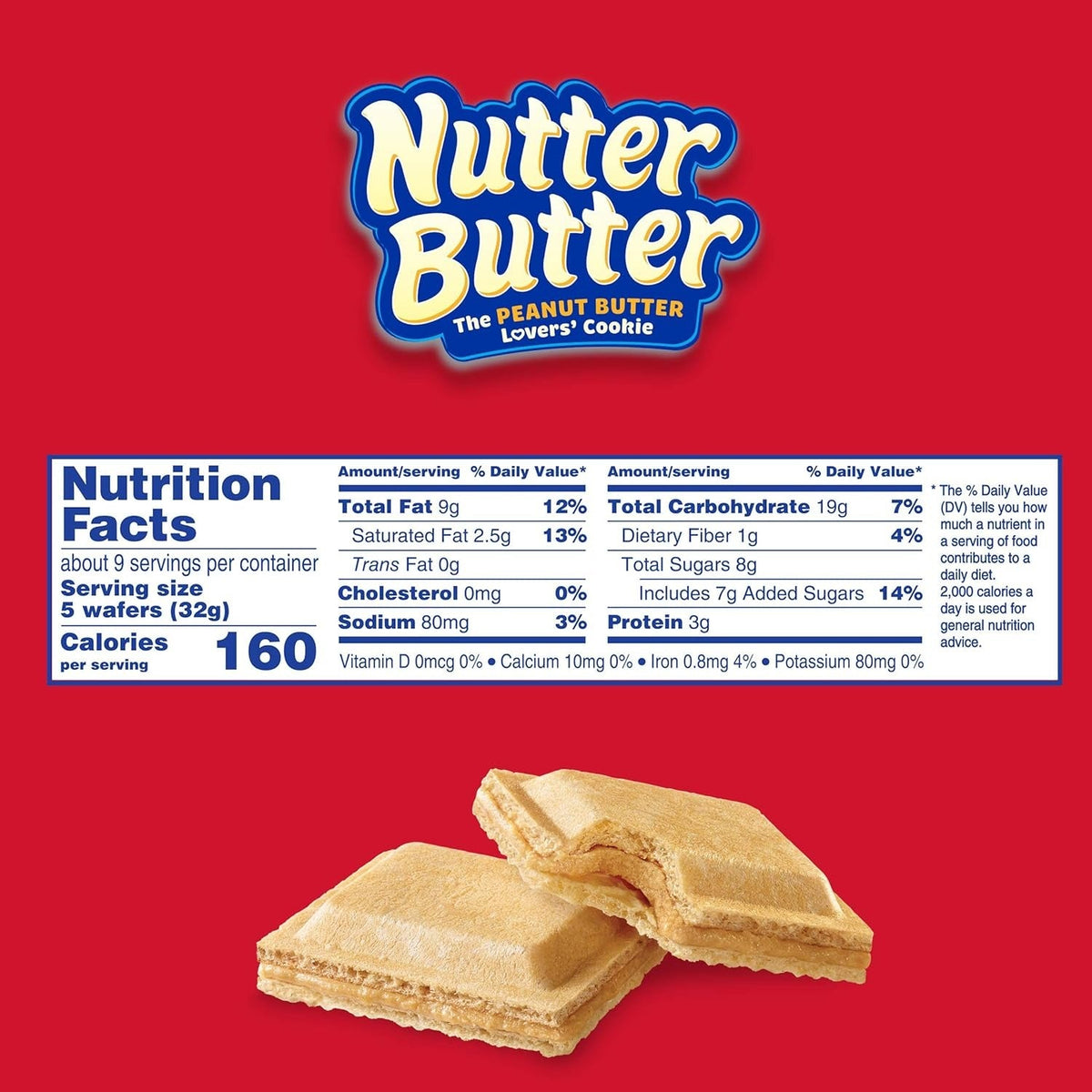 Nutter Butter Peanut Butter Wafer Cookies