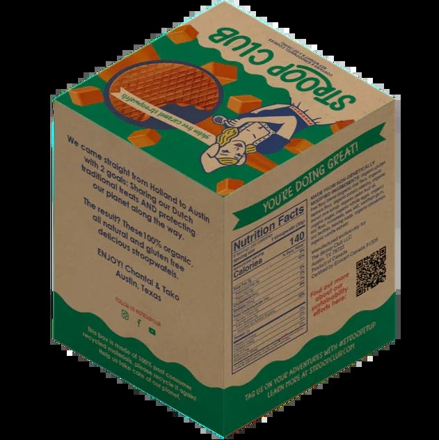 Traditional Caramel Gluten Free Stroopwafel (8 CT)