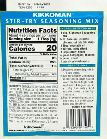 Stir Fry Seasoning Mix