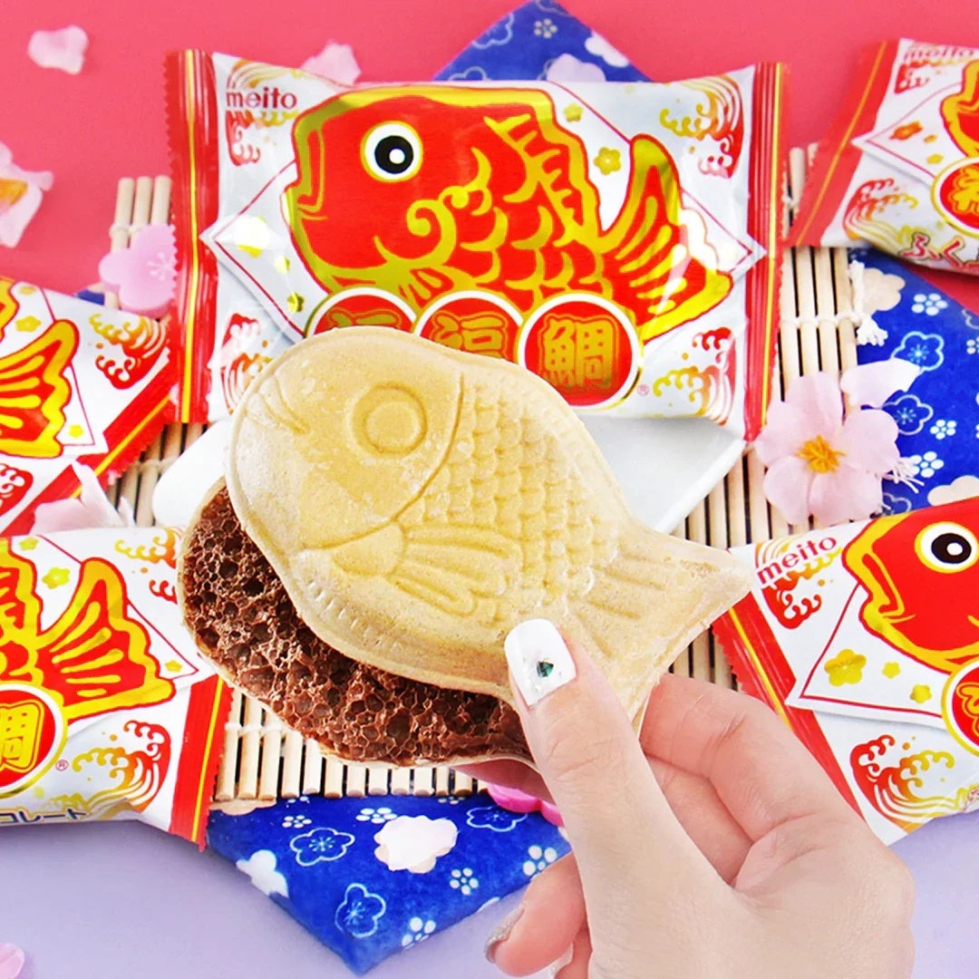 Pukupuku Tai Fish-Shaped Chocolate Wafer