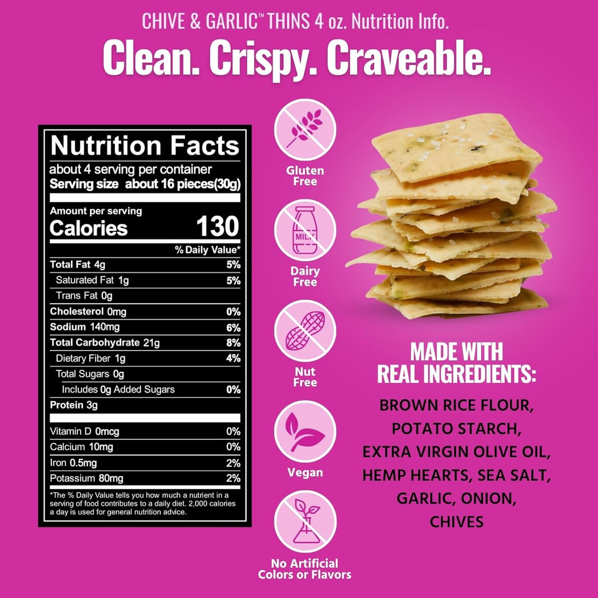 Chive & Garlic Thins
