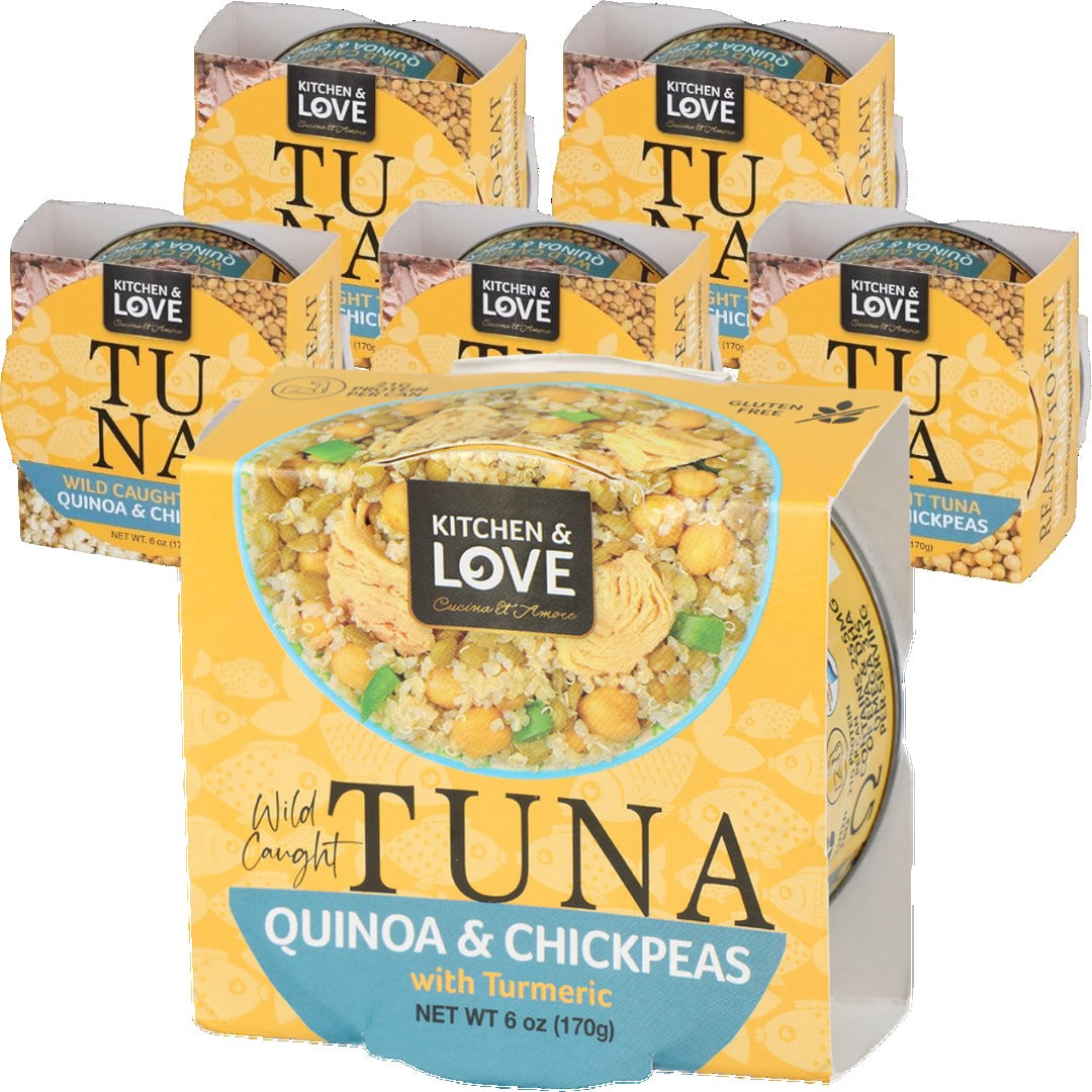 Quinoa & Chickpea Ready-To-Eat Tuna Meal (8 Pack)