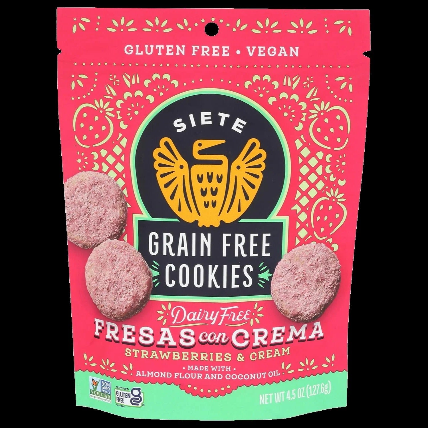 Fresas Con Crema Grain Free Cookies