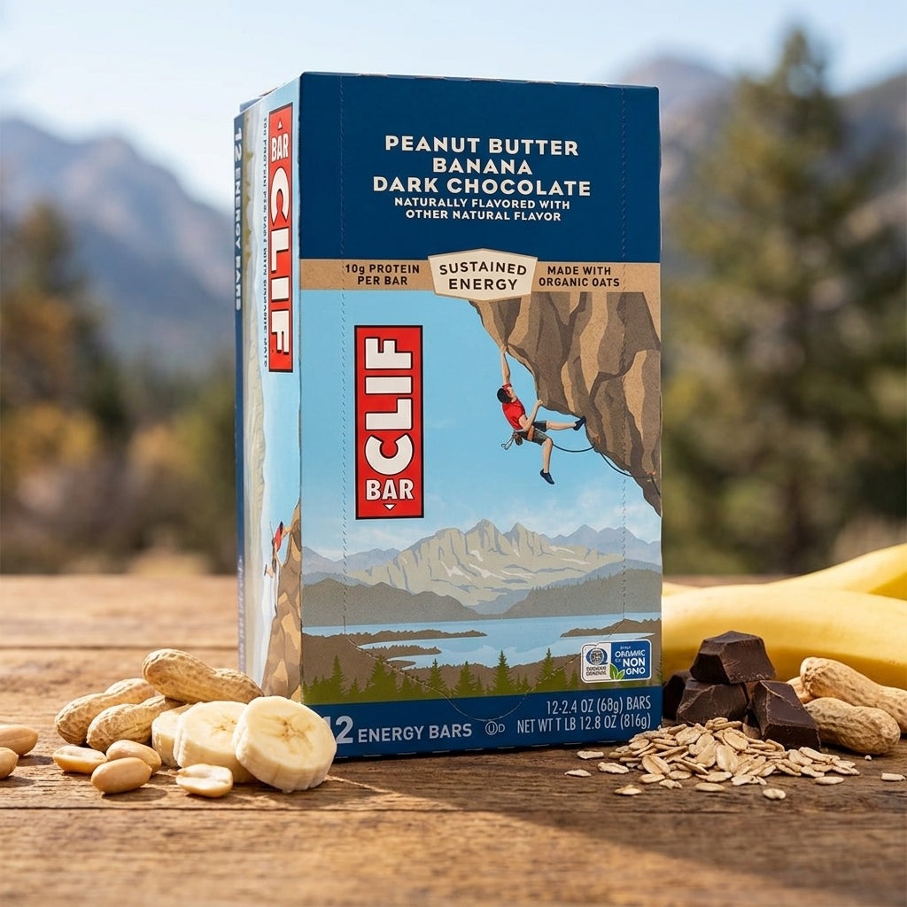Peanut Butter Banana with Dark Chocolate Flavor Energy Bars (12 CT)