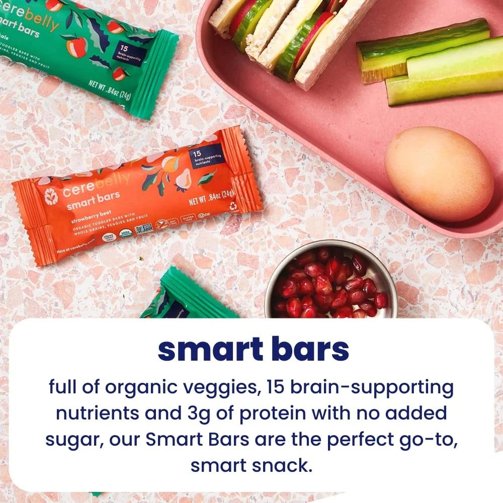 Organic Strawberry Beet Smart Snack Bars (5 CT)