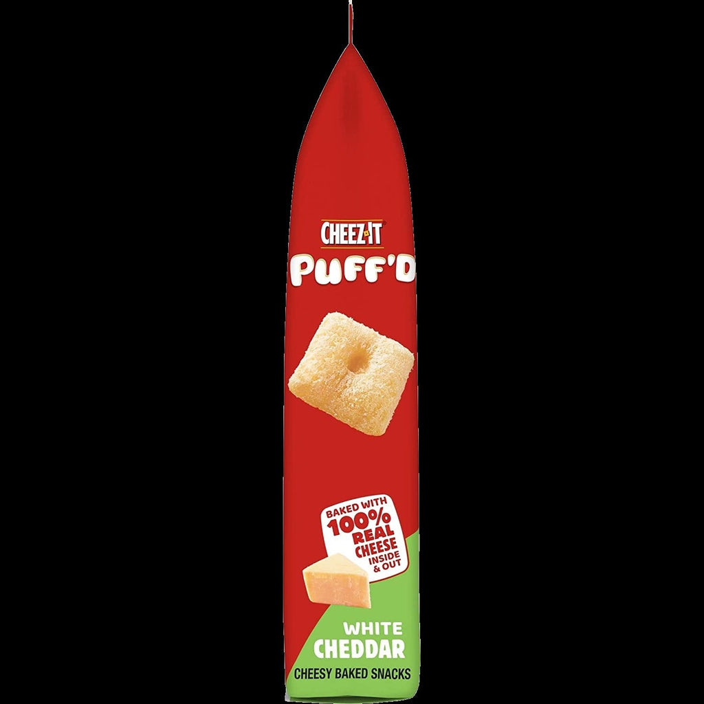 Puff'D White Cheddar Snack Crackers