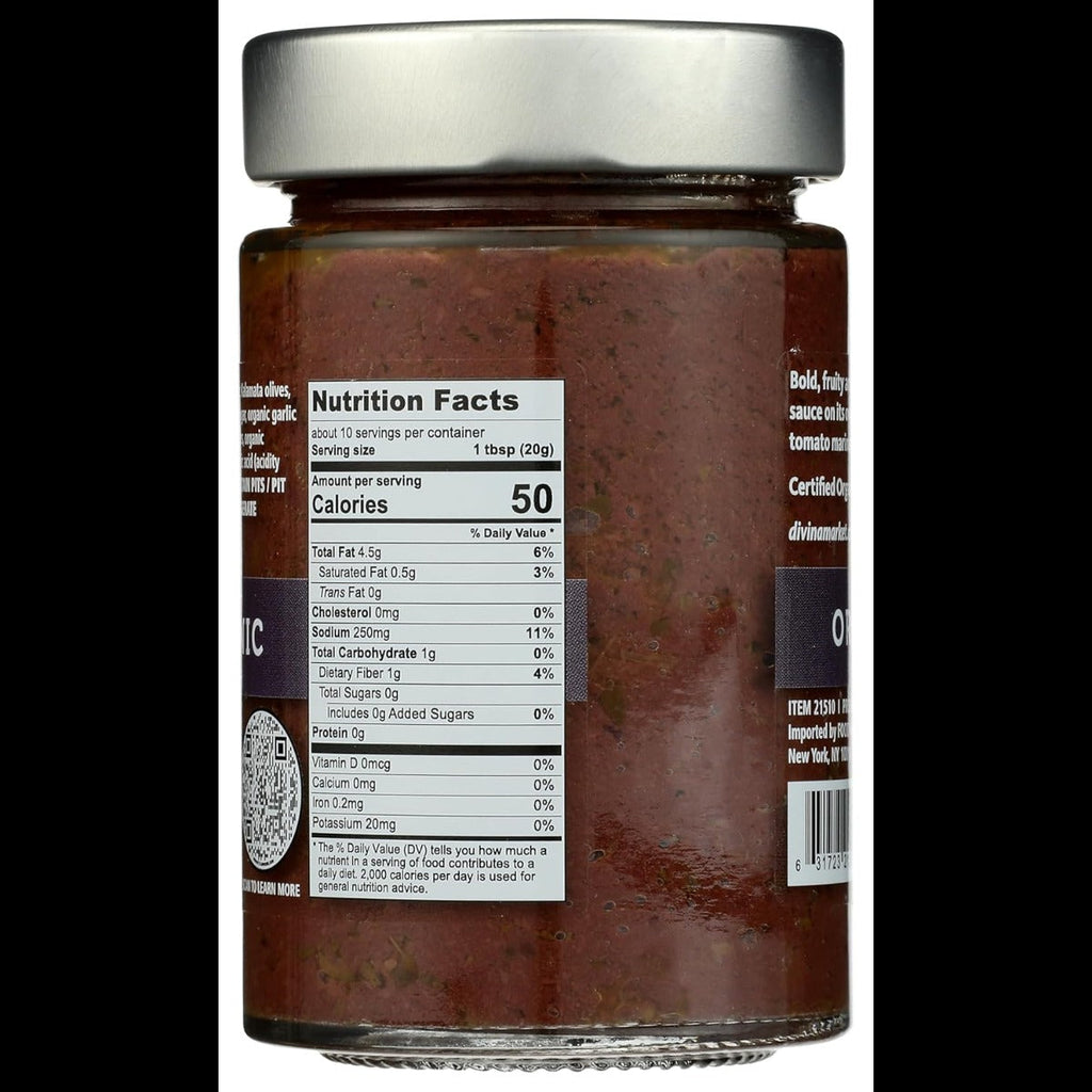 Organic Kalamata Olive Spread